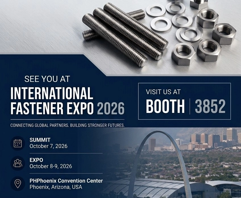 TSM Ni Alloy to Exhibit at International Fastener Expo 2026 | Booth #3852 TSM Ni Alloy to Exhibit at International Fastener Expo 2026 | Booth #3852