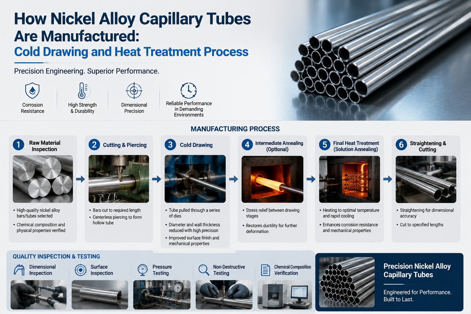 How Nickel Alloy Capillary Tubes Are Manufactured